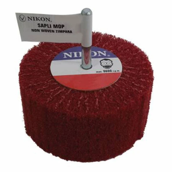 Nikon Saplı Mop Mob Keçe Zımpara 40-60 mm 80-120-240-320-400 Kum - 5