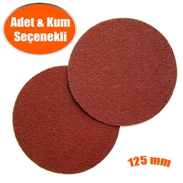 Ugr-Nikon Cırt Zımpara 125 mm 40-120 Kum 1-5-10-50-100 ADET SEÇİN