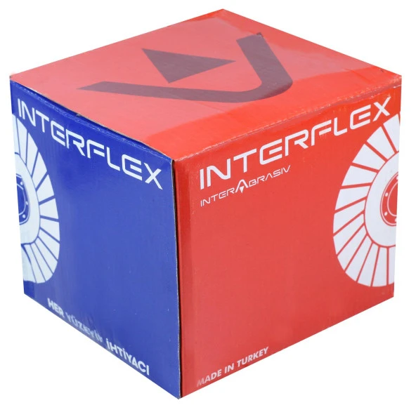 İNTERFLEX Ahşap FLAP DİSK Zımpara 40 Kum 115 mm - 4