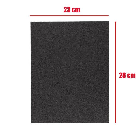 Ugr Su Zımparası Yumuşak Kağıt Tabaka Sulu Kuru Zımpara 23x28 cm - 10