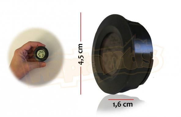 AEK-Tech Dijital Humidor Termometre Nem Ölçer ve Nemlendirici Haznesi Seti - 3