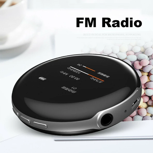 Ruizu M1 Mini Hoparlörlü Bluetooth MP3 Çalar 16GB - 5