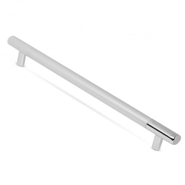 Hitit Çekmece Dolap Kapak Kulpu Kulbu 256 mm Mat Krom Kulp