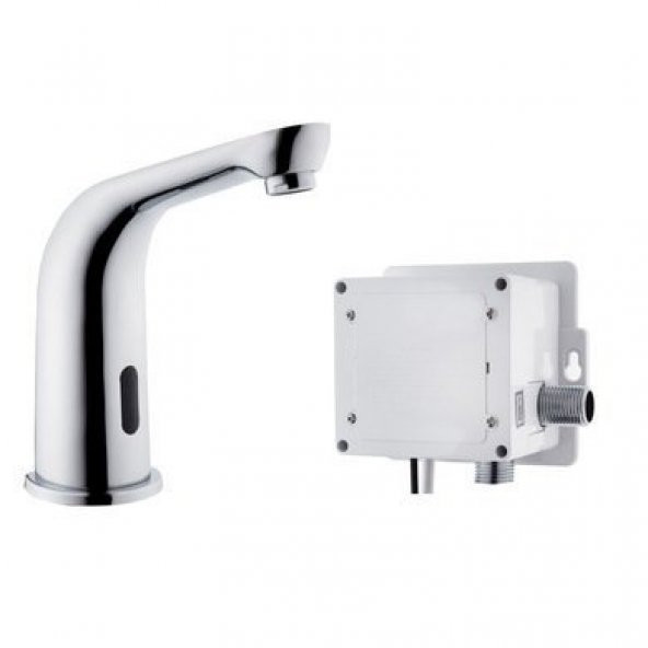 Gms Fotoselli Sensörlü Lavabo Musluk Bataryası Tek Girişli FT014 - 2