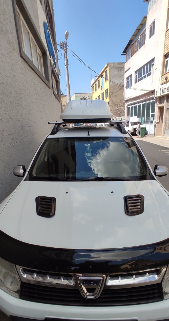 Parlak Siyah Scoop Kaput Kabartma Havalandirma Offroad Otomobil - 9