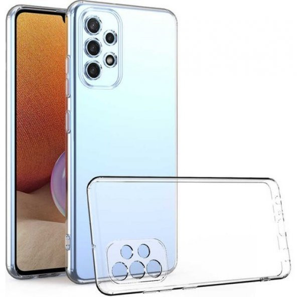 Logis Samsung Galaxy A23 Ultra Kamera Korumalı Şeffaf Silikon Kılıf