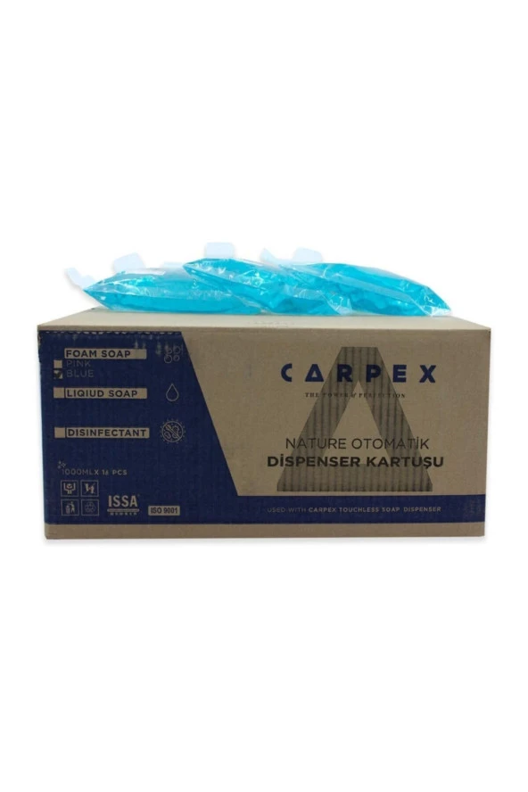 CARPEX NATURE OTOMATİK  KÖPÜK DİSPENSERİ YEDEĞİ 1000 ML *16 LI