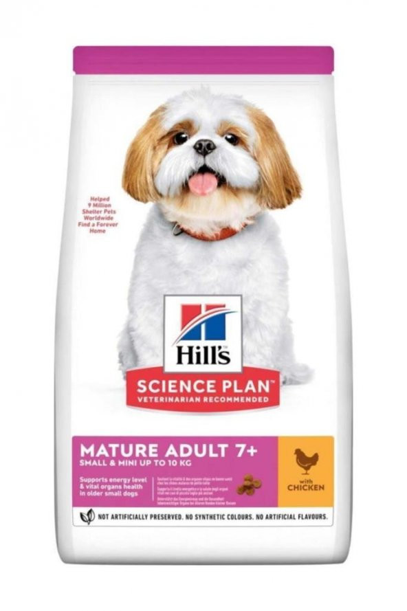 Hills HILLS SCIENCE PLAN Small & Mini Mature Adult 7+ Tavuklu Köpek Maması 1,5 kg