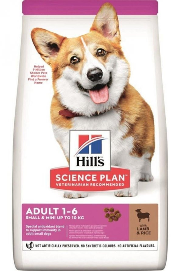 Hills Hills Kuzulu ve Pirinçli Küçük Irk Yetişkin Köpek Maması 1,5kg