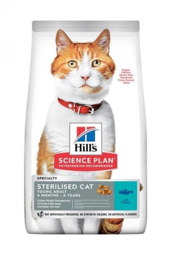 Hills Hills Tuna Balıklı Kısırlaştırılmış Kedi Maması 3kg
