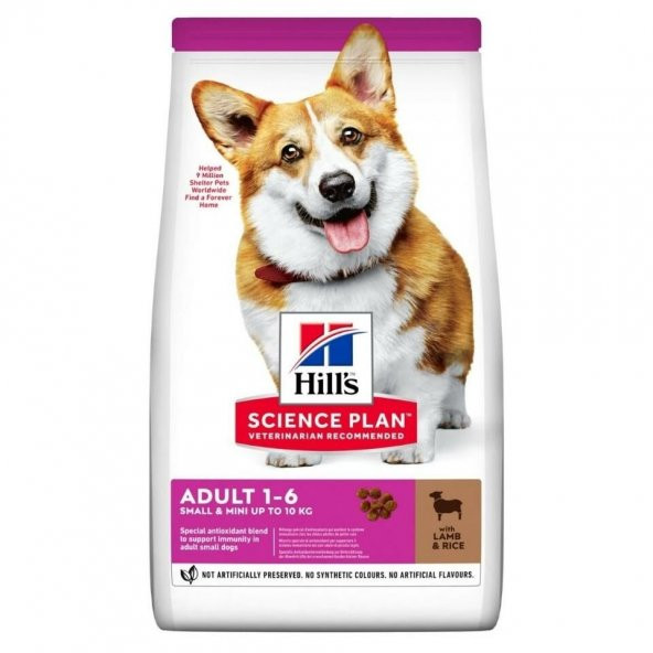 Hills Hills Kuzulu ve Pirinçli Küçük Irk Yetişkin Köpek Maması 1,5kg - 2