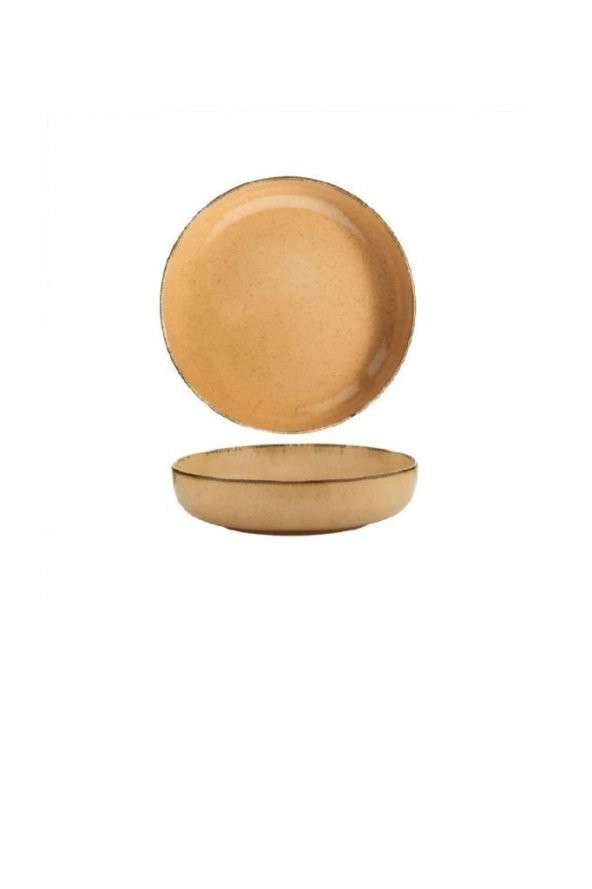 Pearl Mood Çukur Yemek Tabağı 20 cm 6 lı Yavruağzı - 2