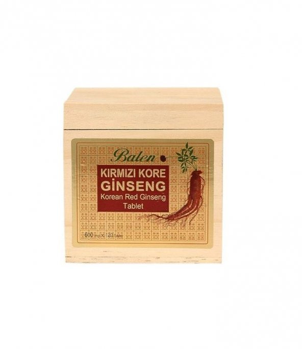 Balen Kırmızı Kore Ginsengi Ekstraktı 600 mg 120 Tablet