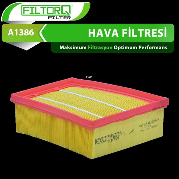 Renault Megane IV 1.5 dCi 2015 - 2018 Filtorq Hava Filtresi
