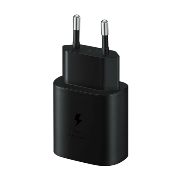 Samsung EP-TA800N Type-c 25W Kablosuz Hızlı Şarj Adaptörü - Siyah (Samsung Türkiye Garantili)