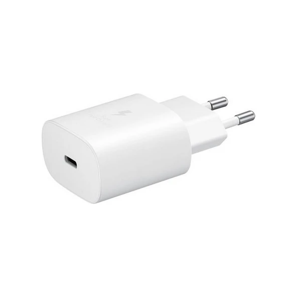 Samsung EP-TA800N Type-c 25W Kablosuz Hızlı Şarj Adaptörü - Beyaz (Samsung Türkiye Garantili) - Resim 4