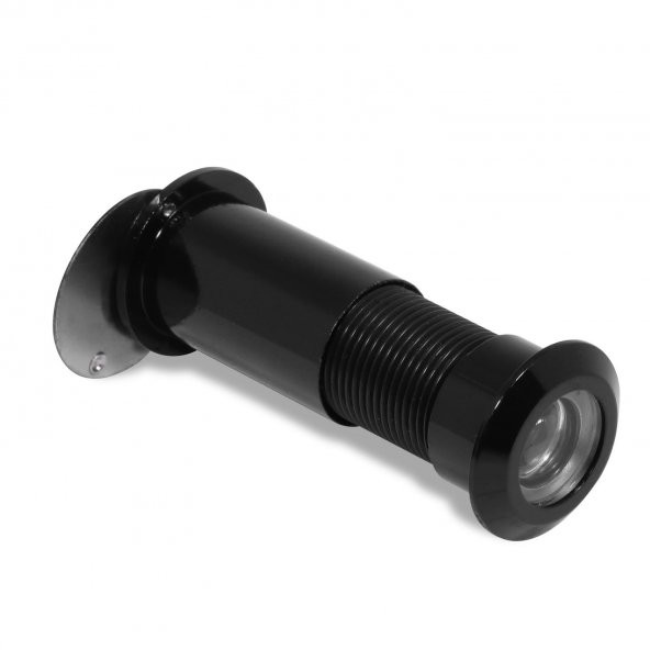Kapaklı Kapı Dürbünü Çelik Kapı Mat Siyah 60-90 mm - 1