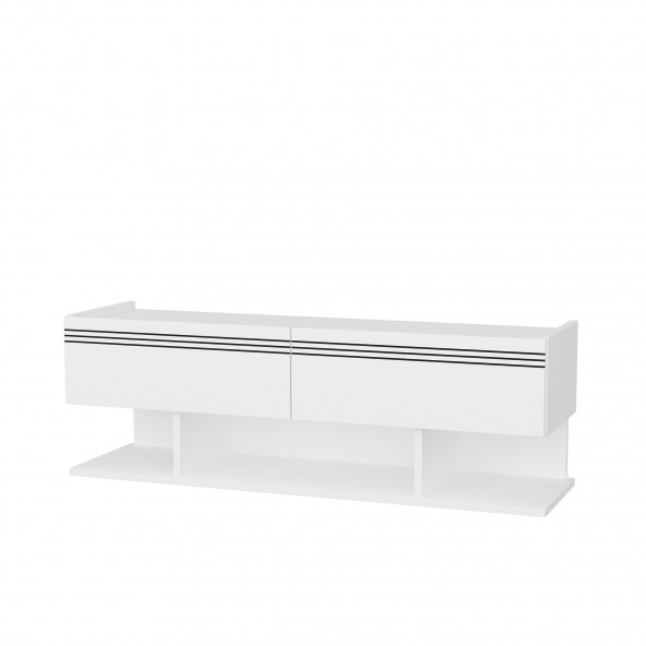 EVDEKİMODA KAŞE TV ÜNİTESİ (BEYAZ) - 3