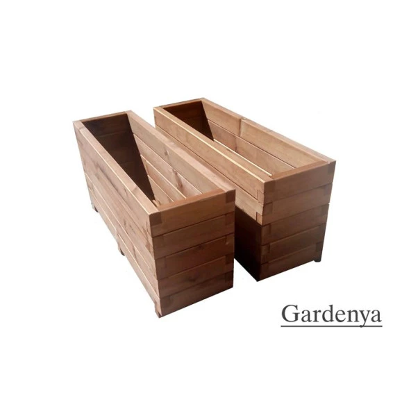 Ahsap Saksı  Gardenya (150-45-55)
