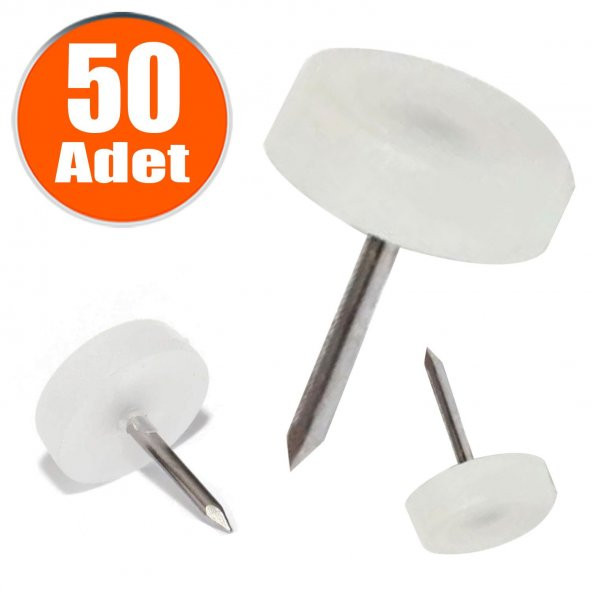 Çivili Poligrit Zemin Koruyucu Pabuç Şeffaf Plastik Poligirit (50 ADET) - Resim 2