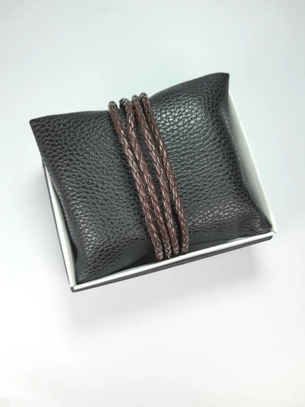 JTBB22003 Janti Bileklik Deri Örgü Kanca Kapama Garantili - Resim 2