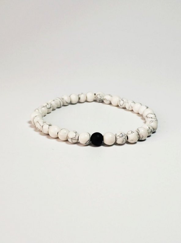 JTKB22011 Janti 2li Kombin Bileklik Orijinal Onyx ve Havlit Doğaltaş Garantili Kutulu - 4