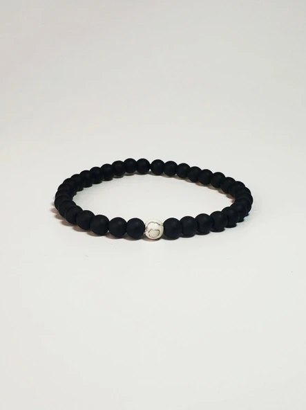 JTKB22011 Janti 2'li Kombin Bileklik Orijinal Onyx ve Havlit Doğaltaş Garantili Kutulu - Resim 3