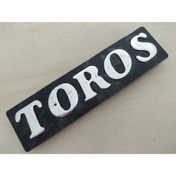 RENAULT TOROS BAGAJ YAZISI ORJİNAL KALİTE (TOROS ARMASI) TOROS YAZISI - TOROS LOGOSU