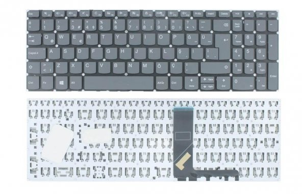 Lenovo 5CB0P26305, 5CB0P26335, 5CB0P26390 Klavyesi - Füme TR ürün görseli 1