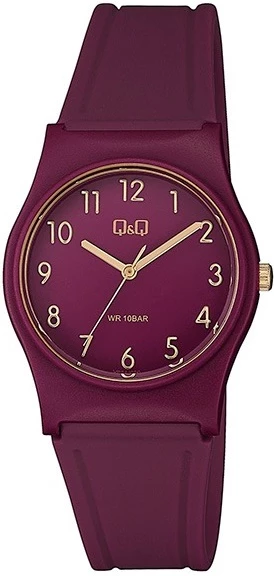 Q&Q VP34J080Y Su Geçirmez Silikon Kordonlu Kadın Kol Saati - 2