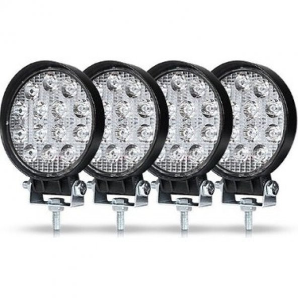 OFF ROAD ARAZİ ARACI LEDLİ AYDINLATMA 12V 4 ADET YÜKSEK AYDINLATMA