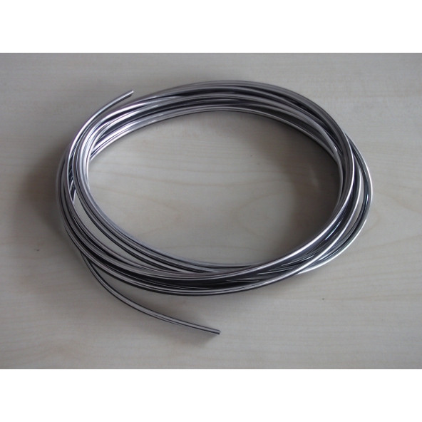 FORD FOCUS 1 TORPİDO ŞERİDİ NİKELAJ METALİK BEYAZ 4MT - TORPİDO FİTİLİ, GÖSTERGE ŞERİDİ - Resim 3