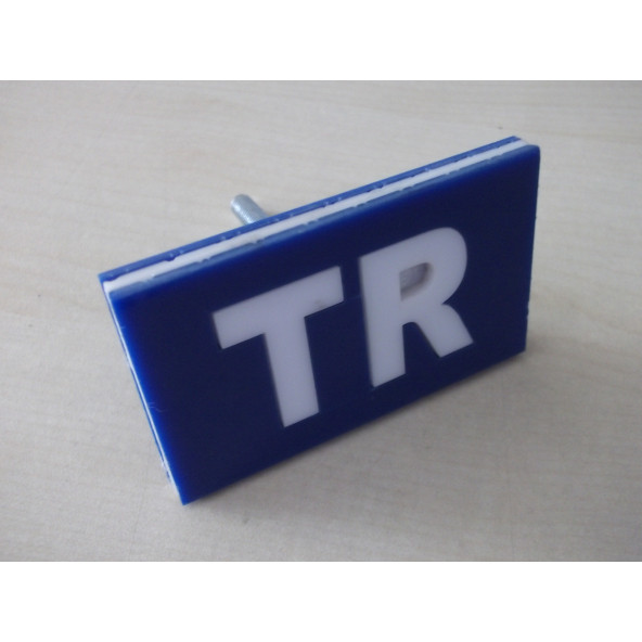 TR VİDALI PANJUR ARMASI 1.KALİTE MAVİ (TR vidalı arma) R12, M 131, M 124 Panjur Arması