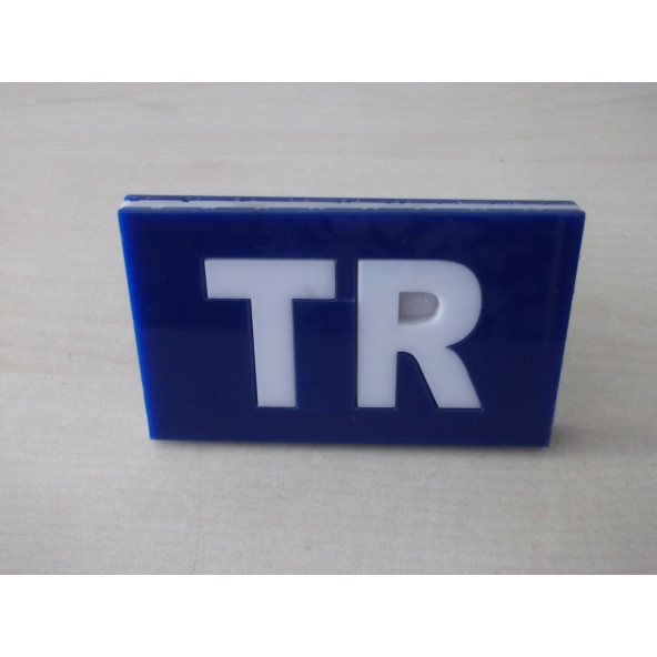 TR VİDALI PANJUR ARMASI 1.KALİTE MAVİ (TR vidalı arma) R12, M 131, M 124 Panjur Arması - 2
