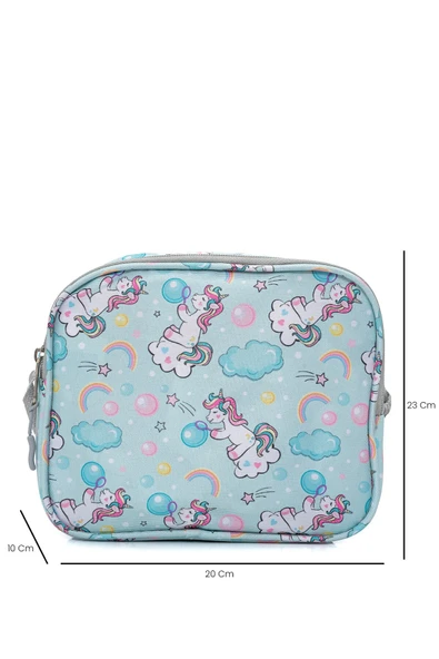 Cambridge Polo Club 3'lü Okul Çanta Seti BLUE UNİCORN / PLCAN2079.320 - Resim 7