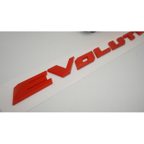 Mitsubishi Lancer Evolation X 3M 3D Bagaj Yazı Logo Amblem - 3