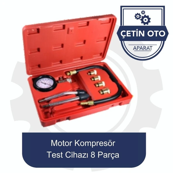 motor kompresör test cihazı 8 parca