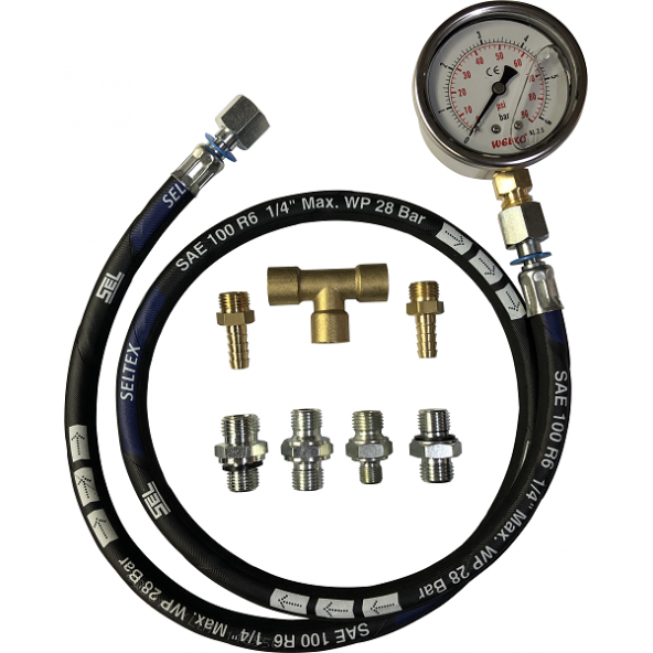Yağ Basınç Test Cihazı 8 Parca