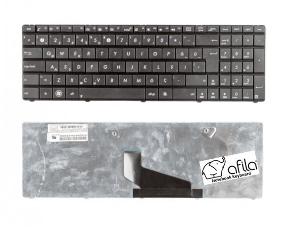 Asus K53U K53TA X53S X53U X73 Notebook Klavyesi (Siyah TR) ürün görseli 1