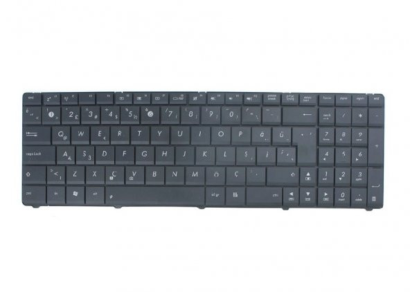 Asus K53U K53TA X53S X53U X73 Notebook Klavyesi (Siyah TR) - Resim 2