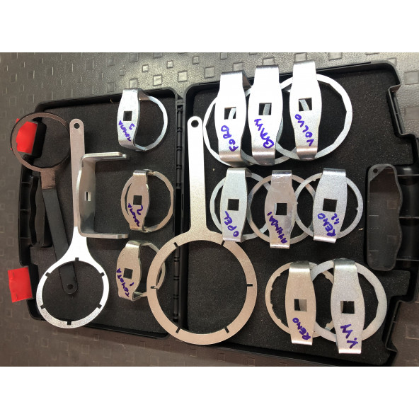 YAĞ FİLİTRE SET 15 PARÇA LAZER