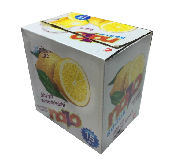 Nazo Limon Aromalı İçecek Tozu 9gr 24 Adet - 2