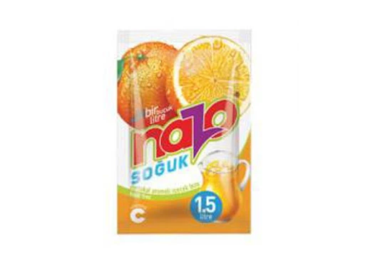 Nazo Portakal Aromalı İçecek Tozu 9gr 24 Adet - 3
