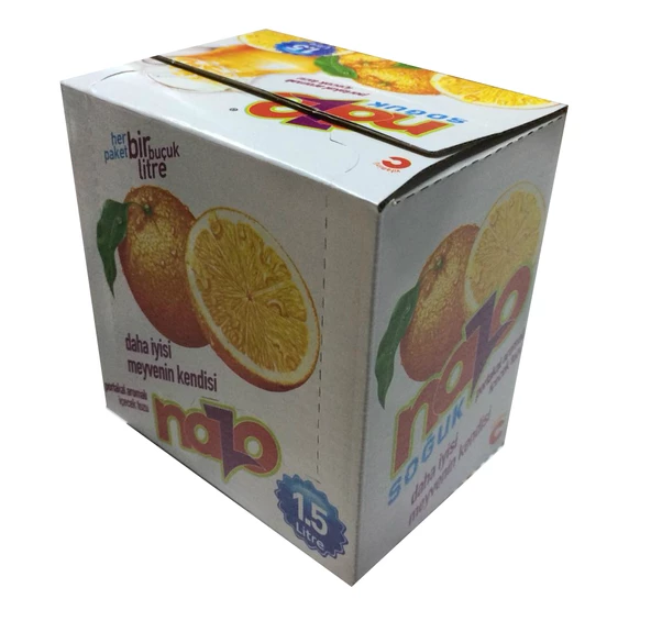 Nazo Portakal Aromalı İçecek Tozu 9gr 24 Adet - 2