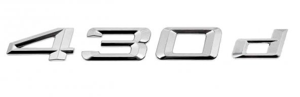 BMW 430d BAGAJ YAZISI LOGO AMBLEM 51147356332