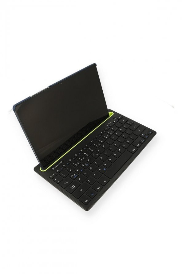 HİQONİC Bluetooth 5.0 Standlı Türkçe Q Klavye Telefon Tablet Televizyon Uyumlu Keyboard - 4