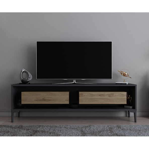 EVDEKİMODA FAYLİN TV ÜNİTESİ (ANTRASİT-UD) - 2