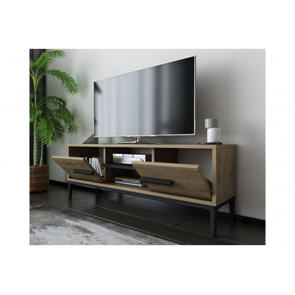 EVDEKİMODA ESLEM 120 TV ÜNİTESİ (UD-SİYAH) - 3