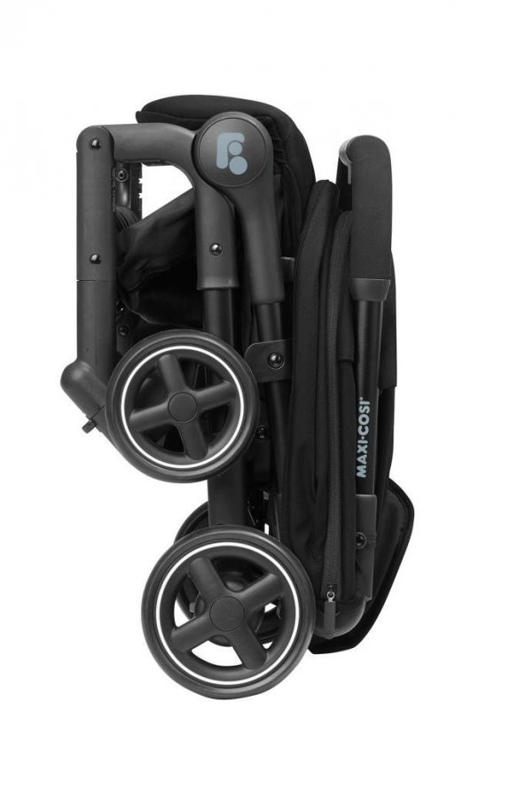 Maxi-Cosi Lara2 Ultra Kompakt Otomatik Katlanan Kabin Boy Seyahat Sistem Olabilen Bebek Arabası Essential Black - 6