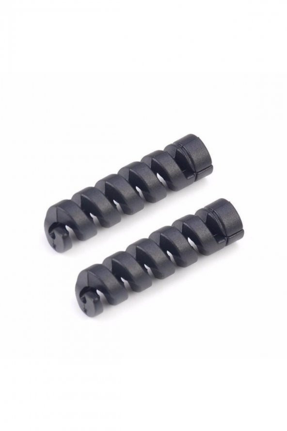 HİQONİC Spiral Kablo Koruyucu 4lü Silikon Set Şarj Ve Kulaklık Kablosu Koruyucu Şarz Aksesuarı - 3